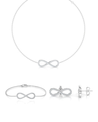Natural Diamond Infinity Set