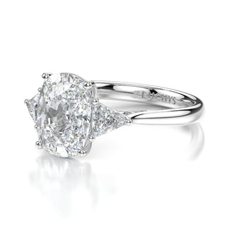 Melissa Lab Diamond Tri-Stone Ring