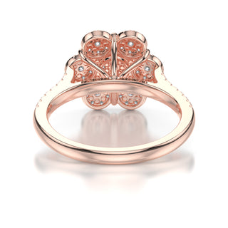 Eloise Floral Diamond Engagement Ring