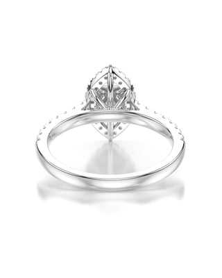 Eloise Natural Diamond Cluster Marquise Made with 950 Platinum