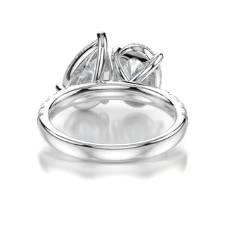 The Promise of Two - Oval and Pear Toi et Moi Engagement Ring