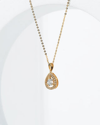 Luxe Diamond Waterdrop Neckpiece