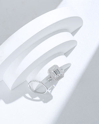 Aeda Emerald Engagement Ring
