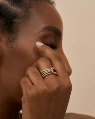 Zuri Knot Diamond Ring