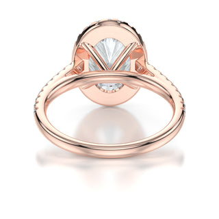 Celine Engagement Ring with Accented Stones