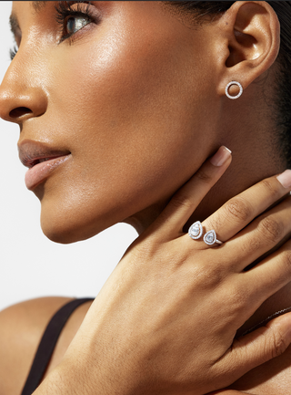 Union Pear Natural Diamond Ring